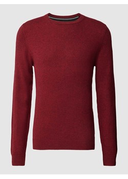 Sweter z dzianiny z efektem melanżu ze sklepu Peek&Cloppenburg  w kategorii Swetry męskie - zdjęcie 168100341