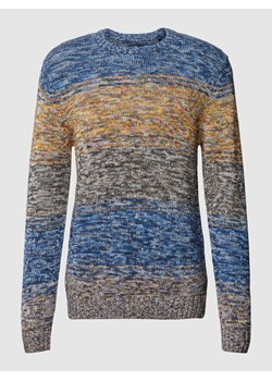 Sweter z dzianiny w paski ze sklepu Peek&Cloppenburg  w kategorii Swetry męskie - zdjęcie 168100811