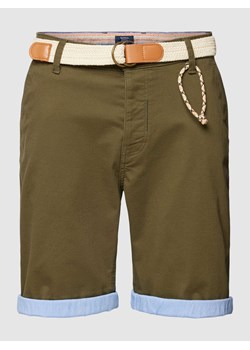 Spodnie chinosy z wpuszczanymi kieszeniami w stylu francuskim ze sklepu Peek&Cloppenburg  w kategorii Spodenki męskie - zdjęcie 168101063