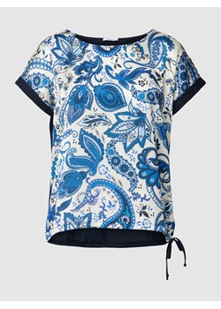T-shirt z nadrukiem z przodu model ‘paisley’ ze sklepu Peek&Cloppenburg  w kategorii Bluzki damskie - zdjęcie 168101612
