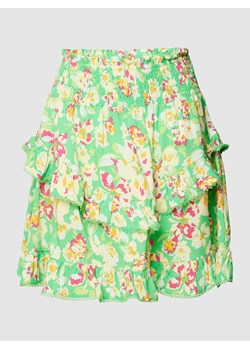Spódnica mini z wiskozy z kwiatowym wzorem na całej powierzchni model ‘URIA’ ze sklepu Peek&Cloppenburg  w kategorii Spódnice - zdjęcie 168101810