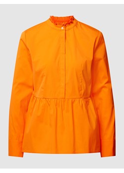 Bluzka z okrągłym dekoltem z falbanami model ‘Britta’ ze sklepu Peek&Cloppenburg  w kategorii Bluzki damskie - zdjęcie 168101932