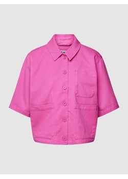 Bluzka krótka z wpuszczanymi kieszeniami ze sklepu Peek&Cloppenburg  w kategorii Koszule damskie - zdjęcie 168101984