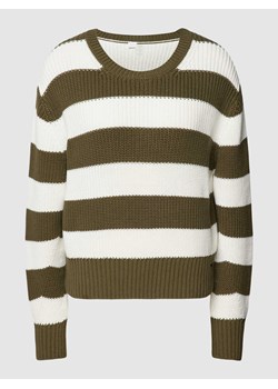 Sweter z dzianiny w paski ze sklepu Peek&Cloppenburg  w kategorii Swetry damskie - zdjęcie 168102322