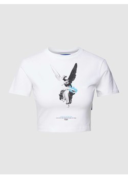 T-shirt krótki z nadrukowanym motywem model ‘Fallen Angel’ ze sklepu Peek&Cloppenburg  w kategorii Bluzki damskie - zdjęcie 168102680