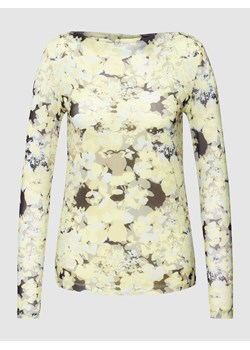 Bluzka z długim rękawem i wzorem na całej powierzchni model ‘Samara’ ze sklepu Peek&Cloppenburg  w kategorii Bluzki damskie - zdjęcie 168102732