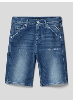 Szorty jeansowe z 5 kieszeniami ze sklepu Peek&Cloppenburg  w kategorii Spodenki chłopięce - zdjęcie 168103014