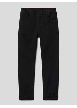 Spodnie o kroju slim fit z kieszenią z tyłu ze sklepu Peek&Cloppenburg  w kategorii Spodnie chłopięce - zdjęcie 168103242