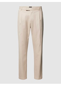 Spodnie materiałowe z lamowaną kieszenią model ‘Sapo’ ze sklepu Peek&Cloppenburg  w kategorii Spodnie męskie - zdjęcie 168103872