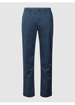 Chinosy o kroju regular fit z fakturowanym wzorem model ‘DENTON’ ze sklepu Peek&Cloppenburg  w kategorii Spodnie męskie - zdjęcie 168105160