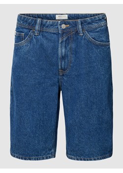 Szorty jeansowe o luźnym kroju z przetarciami ze sklepu Peek&Cloppenburg  w kategorii Spodenki męskie - zdjęcie 168105244