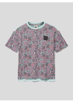 T-shirt z naszywką z logo ze sklepu Peek&Cloppenburg  w kategorii T-shirty chłopięce - zdjęcie 168105841
