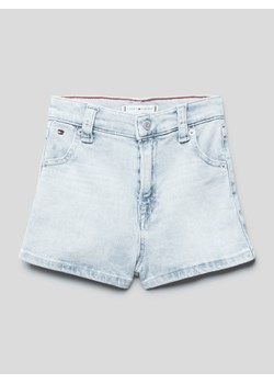 Szorty jeansowe z detalami z logo ze sklepu Peek&Cloppenburg  w kategorii Spodenki dziewczęce - zdjęcie 168106174