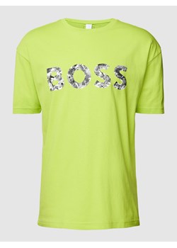 T-shirt z nadrukiem z logo model ‘Lotus’ ze sklepu Peek&Cloppenburg  w kategorii T-shirty męskie - zdjęcie 168106250
