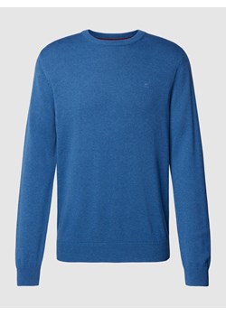 Sweter z dzianiny z efektem melanżu ze sklepu Peek&Cloppenburg  w kategorii Swetry męskie - zdjęcie 168106690