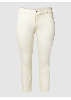 Spodnie z tasiemką materiałową ze sklepu Peek&Cloppenburg  w kategorii Jeansy damskie - zdjęcie 168106692