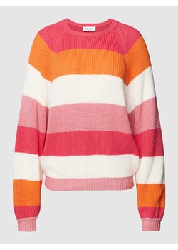 Sweter z dzianiny w paski ze sklepu Peek&Cloppenburg  w kategorii Swetry damskie - zdjęcie 168106772