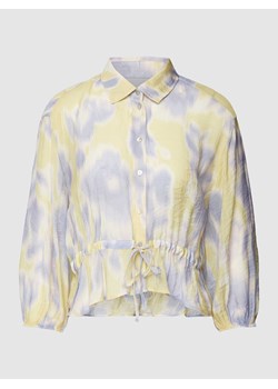 Bluzka z mieszanki wiskozy z wiązanym paskiem ze sklepu Peek&Cloppenburg  w kategorii Koszule damskie - zdjęcie 168106910
