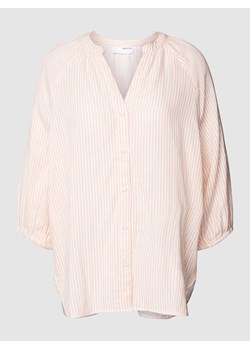 Bluzka z bawełny ze wzorem w paski model ‘ALBERTA’ ze sklepu Peek&Cloppenburg  w kategorii Bluzki damskie - zdjęcie 168107042