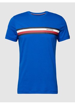 T-shirt o kroju slim fit z nadrukiem z logo ze sklepu Peek&Cloppenburg  w kategorii T-shirty męskie - zdjęcie 168107221