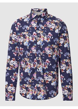 Koszula biznesowa o kroju regular fit z kwiatowym wzorem ze sklepu Peek&Cloppenburg  w kategorii Koszule męskie - zdjęcie 168108221