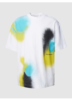 T-shirt z wzorem na całej powierzchni ze sklepu Peek&Cloppenburg  w kategorii T-shirty męskie - zdjęcie 168108524