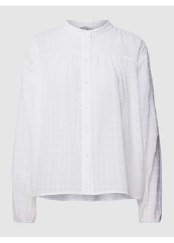 Bluzka koszulowa z bawełny z fakturowanym wzorem ze sklepu Peek&Cloppenburg  w kategorii Koszule damskie - zdjęcie 168108653