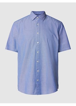 Koszula casualowa o kroju slim fit z bawełny z kołnierzykiem typu kent ze sklepu Peek&Cloppenburg  w kategorii Koszule męskie - zdjęcie 168108832