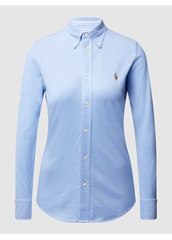 Bluzka o kroju skinny fit z piki ze sklepu Peek&Cloppenburg  w kategorii Koszule damskie - zdjęcie 168109133