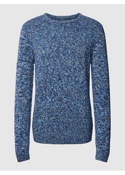 Sweter z dzianiny z prążkowanymi wykończeniami ze sklepu Peek&Cloppenburg  w kategorii Swetry męskie - zdjęcie 168109161