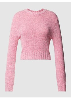Sweter z dzianiny z okrągłym dekoltem model ‘Solarina’ ze sklepu Peek&Cloppenburg  w kategorii Swetry damskie - zdjęcie 168110190