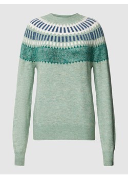 Sweter z dzianiny z okrągłym dekoltem ze sklepu Peek&Cloppenburg  w kategorii Swetry damskie - zdjęcie 168110482