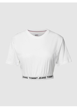 T-shirt krótki z elastycznym pasem ze sklepu Peek&Cloppenburg  w kategorii Bluzki damskie - zdjęcie 168110574