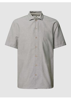 Koszula casulowa o kroju relaxed fit z lnu z kołnierzykiem typu kent ze sklepu Peek&Cloppenburg  w kategorii Koszule męskie - zdjęcie 168110814