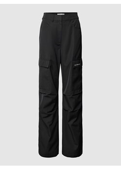 Spodnie cargo z kieszeniami z patką ze sklepu Peek&Cloppenburg  w kategorii Spodnie damskie - zdjęcie 168111221