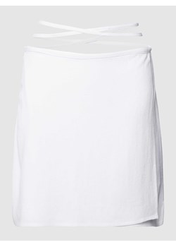 Spódnica mini z wiązanym detalem ze sklepu Peek&Cloppenburg  w kategorii Spódnice - zdjęcie 168111581