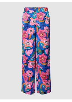 Spodnie materiałowe ze wzorem na całej powierzchni model ‘MILANA’ ze sklepu Peek&Cloppenburg  w kategorii Spodnie damskie - zdjęcie 168111653