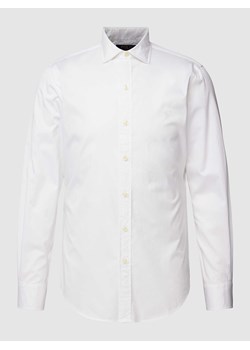 Koszula casualowa o kroju slim fit z wyhaftowanym logo ze sklepu Peek&Cloppenburg  w kategorii Koszule męskie - zdjęcie 168111671