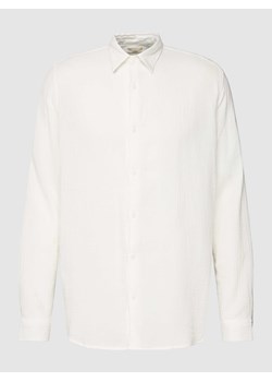 Koszula casualowa o kroju regular fit z listwą guzikową na całej długości ze sklepu Peek&Cloppenburg  w kategorii Koszule męskie - zdjęcie 168111980