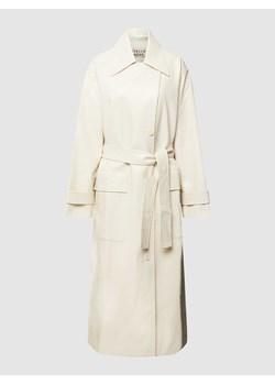 Płaszcz z fakturowanym wzorem model ‘Jacquelina’ ze sklepu Peek&Cloppenburg  w kategorii Płaszcze damskie - zdjęcie 168112011
