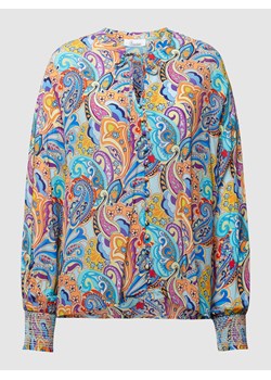 Bluzka koszulowa z czystej wiskozy ze wzorem paisley ze sklepu Peek&Cloppenburg  w kategorii Koszule damskie - zdjęcie 168112110