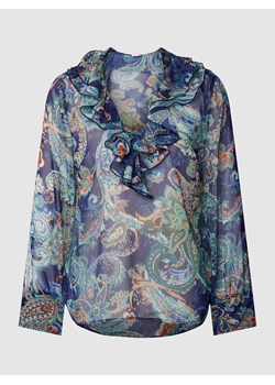 Bluzka z przezroczystym materiałem wierzchnim ze sklepu Peek&Cloppenburg  w kategorii Bluzki damskie - zdjęcie 168112210