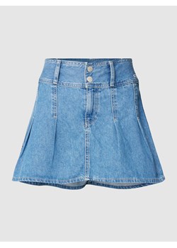 Spódnica jeansowa o długości mini z plisami ze sklepu Peek&Cloppenburg  w kategorii Spódnice - zdjęcie 168112714