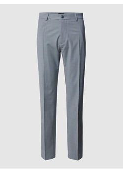 Chinosy z zakładkami w pasie model ‘AJEND’ ze sklepu Peek&Cloppenburg  w kategorii Spodnie męskie - zdjęcie 168112822
