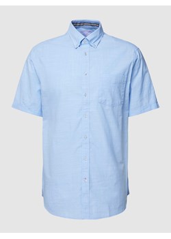 Koszula casualowa z fakturowanym wzorem ze sklepu Peek&Cloppenburg  w kategorii Koszule męskie - zdjęcie 168112981