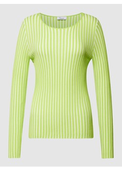 Sweter z dzianiny w paski ze sklepu Peek&Cloppenburg  w kategorii Swetry damskie - zdjęcie 168113543