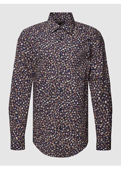 Koszula biznesowa o kroju slim fit ze wzorem na całej powierzchni model ‘Hank’ ze sklepu Peek&Cloppenburg  w kategorii Koszule męskie - zdjęcie 168113661
