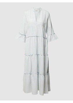 Sukienka midi z falbanami ze sklepu Peek&Cloppenburg  w kategorii Bluzki damskie - zdjęcie 168114423