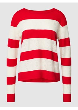 Sweter z dzianiny w paski ze sklepu Peek&Cloppenburg  w kategorii Swetry damskie - zdjęcie 168114654