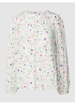 Bluzka z kwiatowym wzorem z czystej wiskozy model ‘MALIDA’ ze sklepu Peek&Cloppenburg  w kategorii Bluzki damskie - zdjęcie 168115003